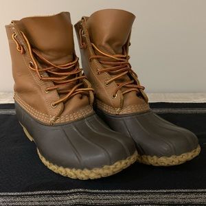 LL Bean Duck Boots size 8